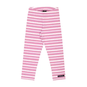 Striped Leggings - Flamingo