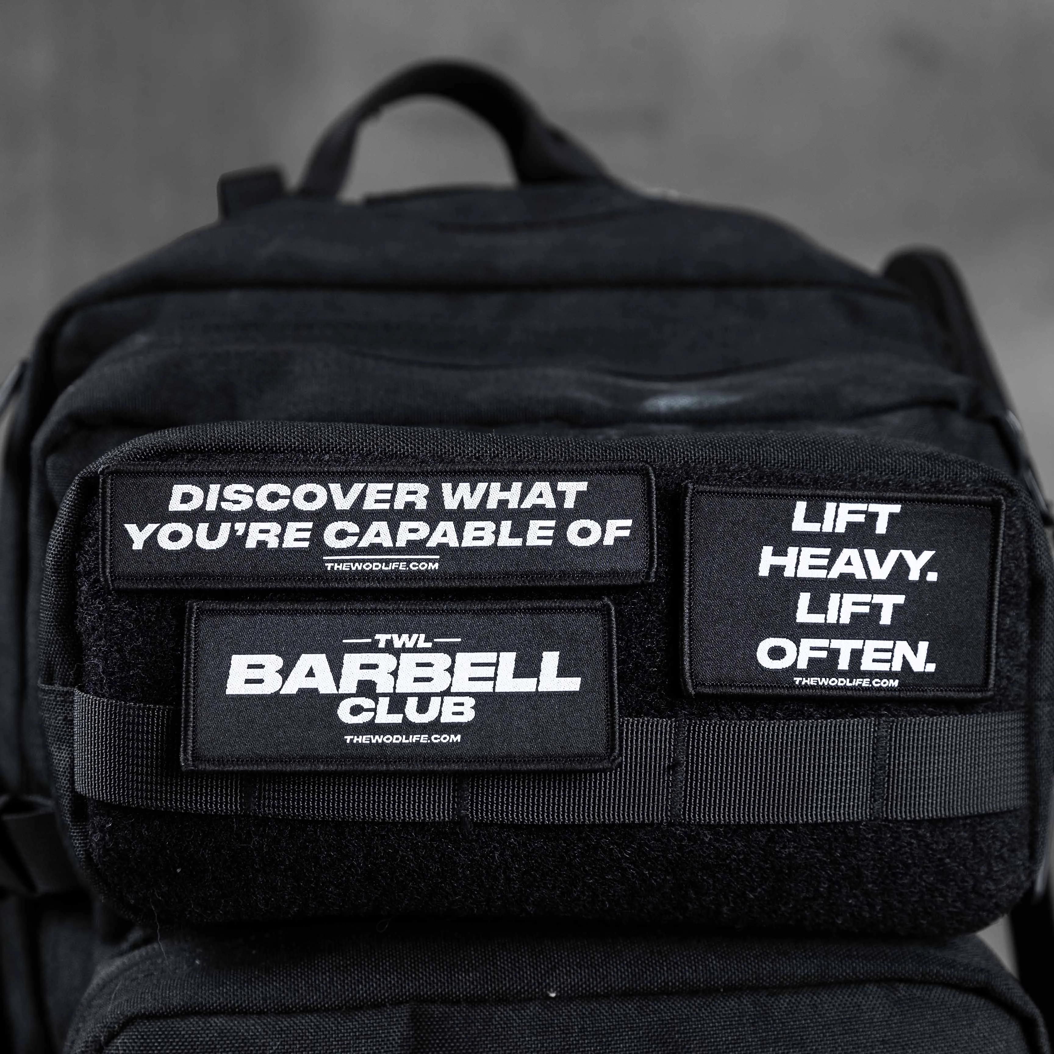 TWL - VELCRO PATCH - BARBELL CLUB