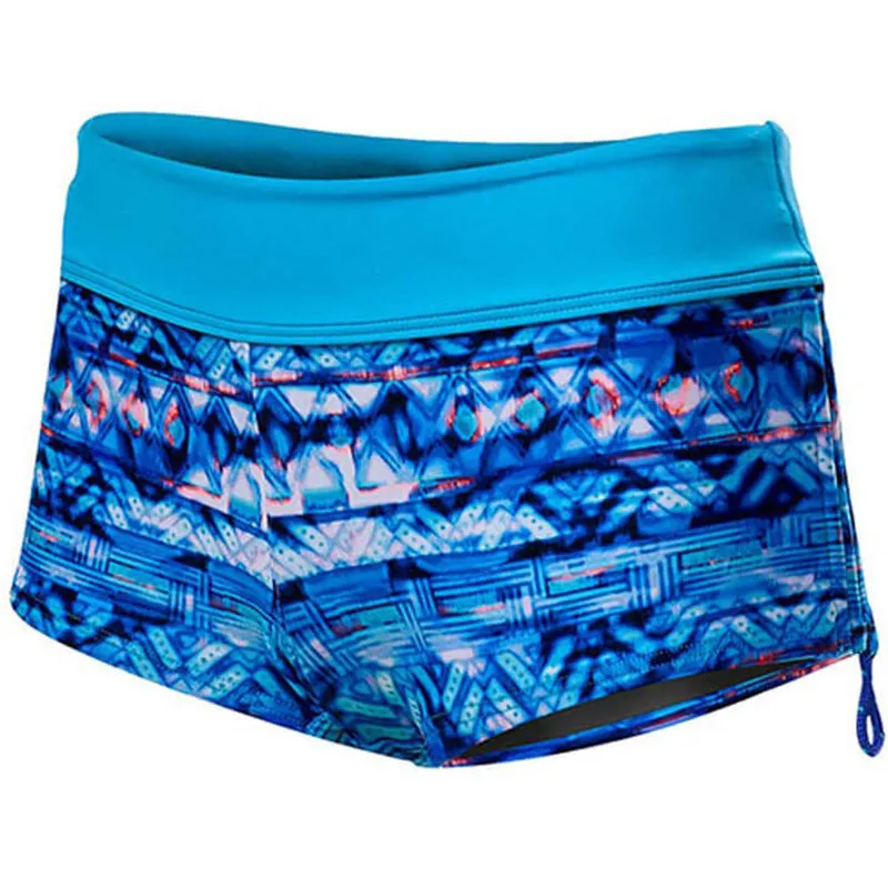 TYR - Women’s Della Boyshort-Sundrata - Turquoise