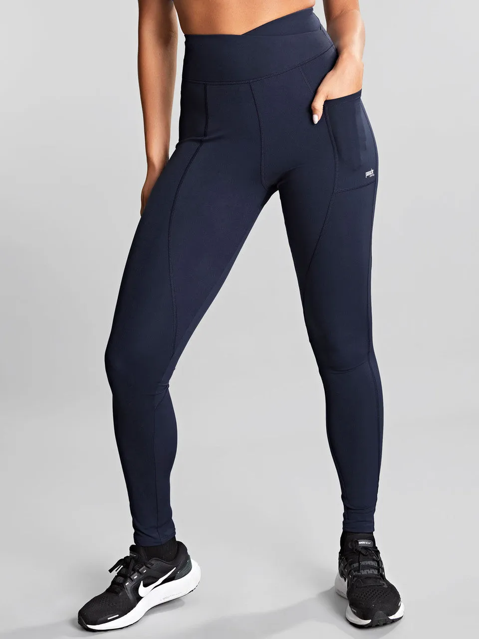 Ultra Adapt Sports Legging In Navy - Panache