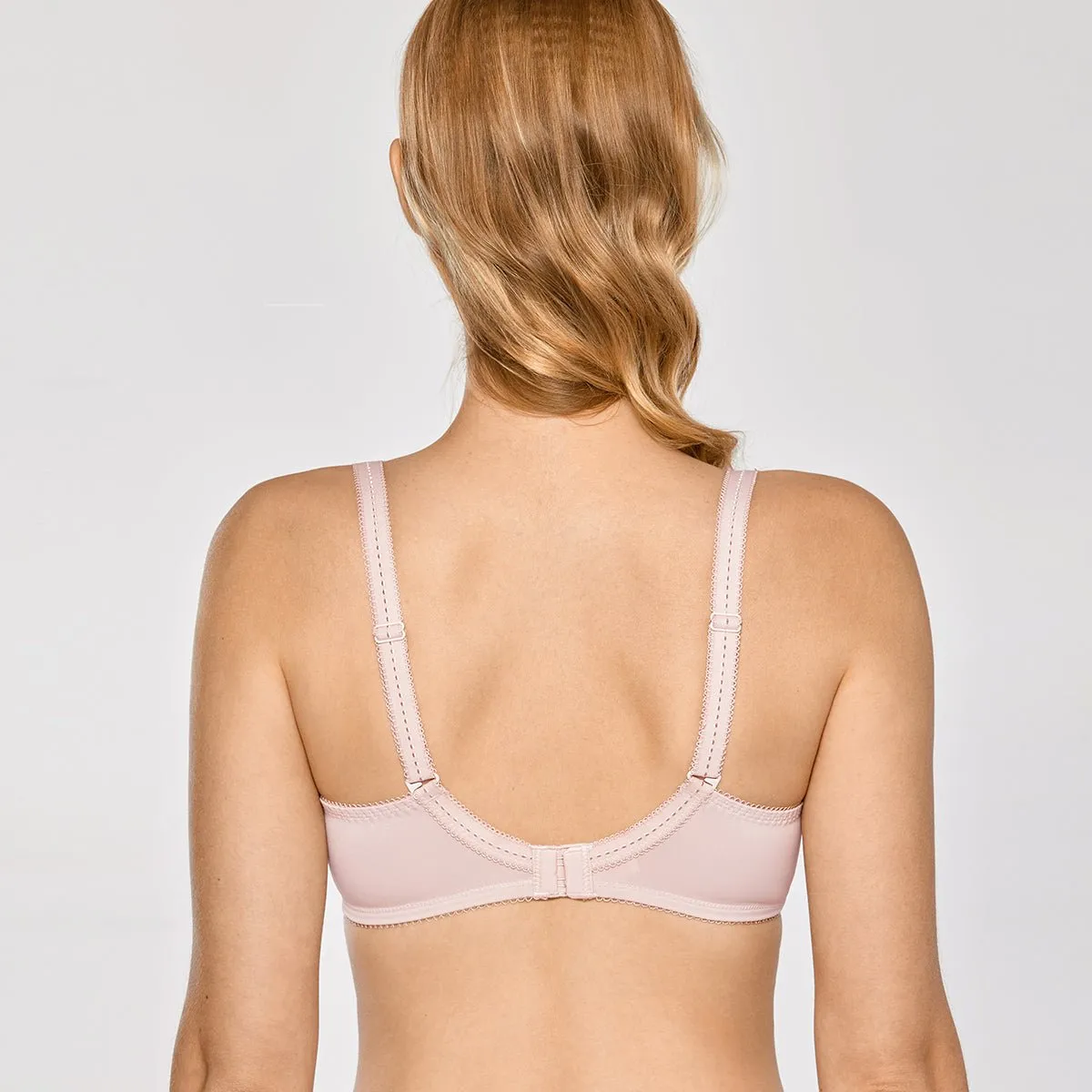 Whole Day Comfort Wireless Stretchy Pink Full Coverage Bra