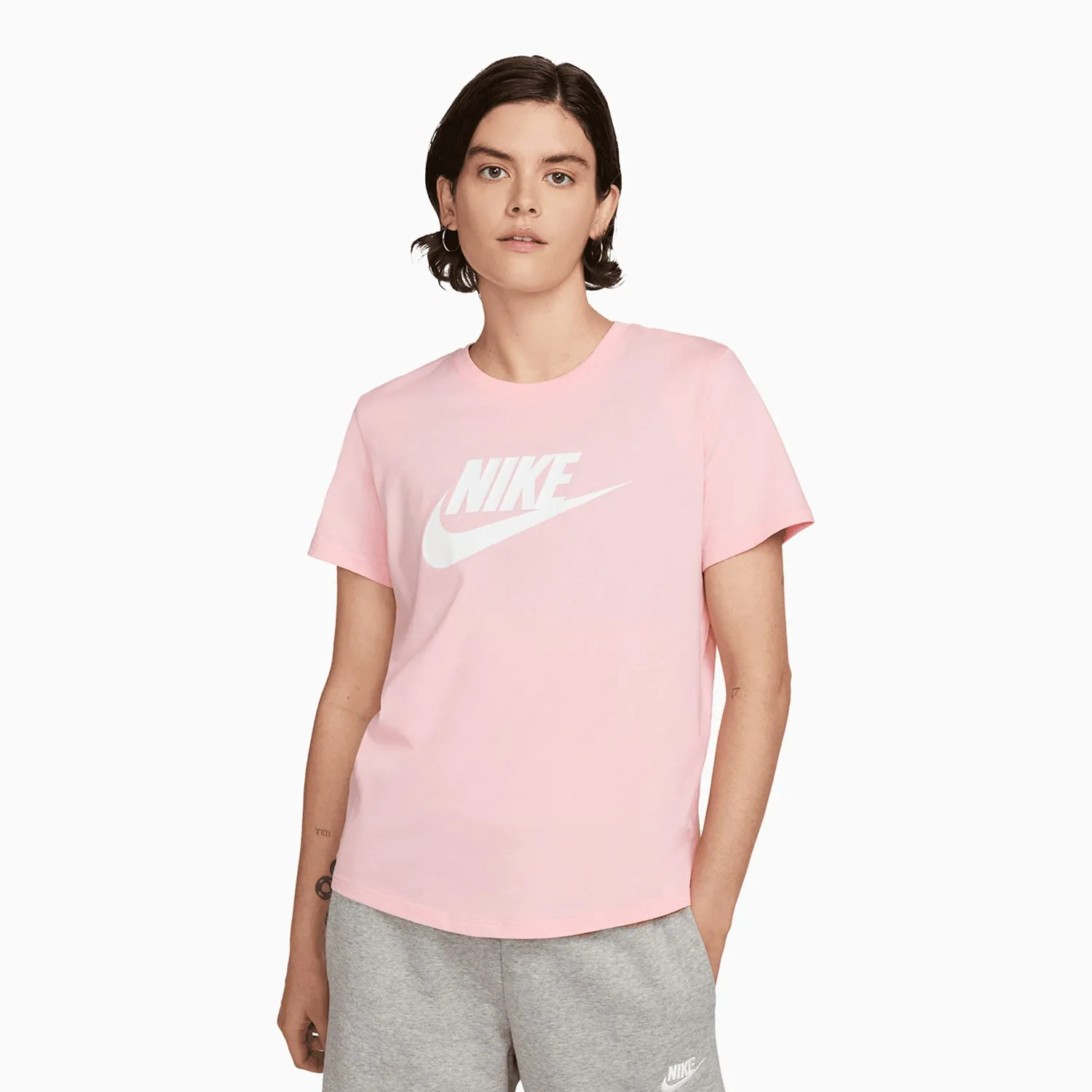 Women's Nike Sportswear Club Essentials T Shirt And Short Outfit