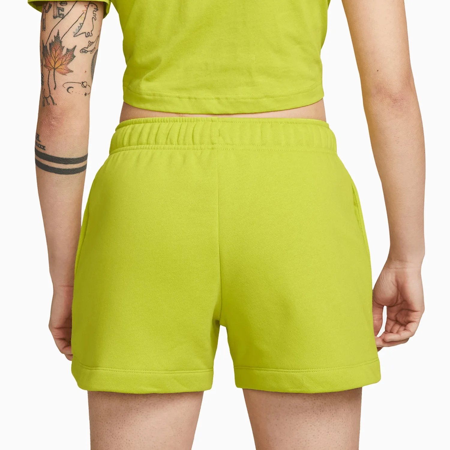 Women's Nike Sportswear Club Essentials T Shirt And Shorts Outfit