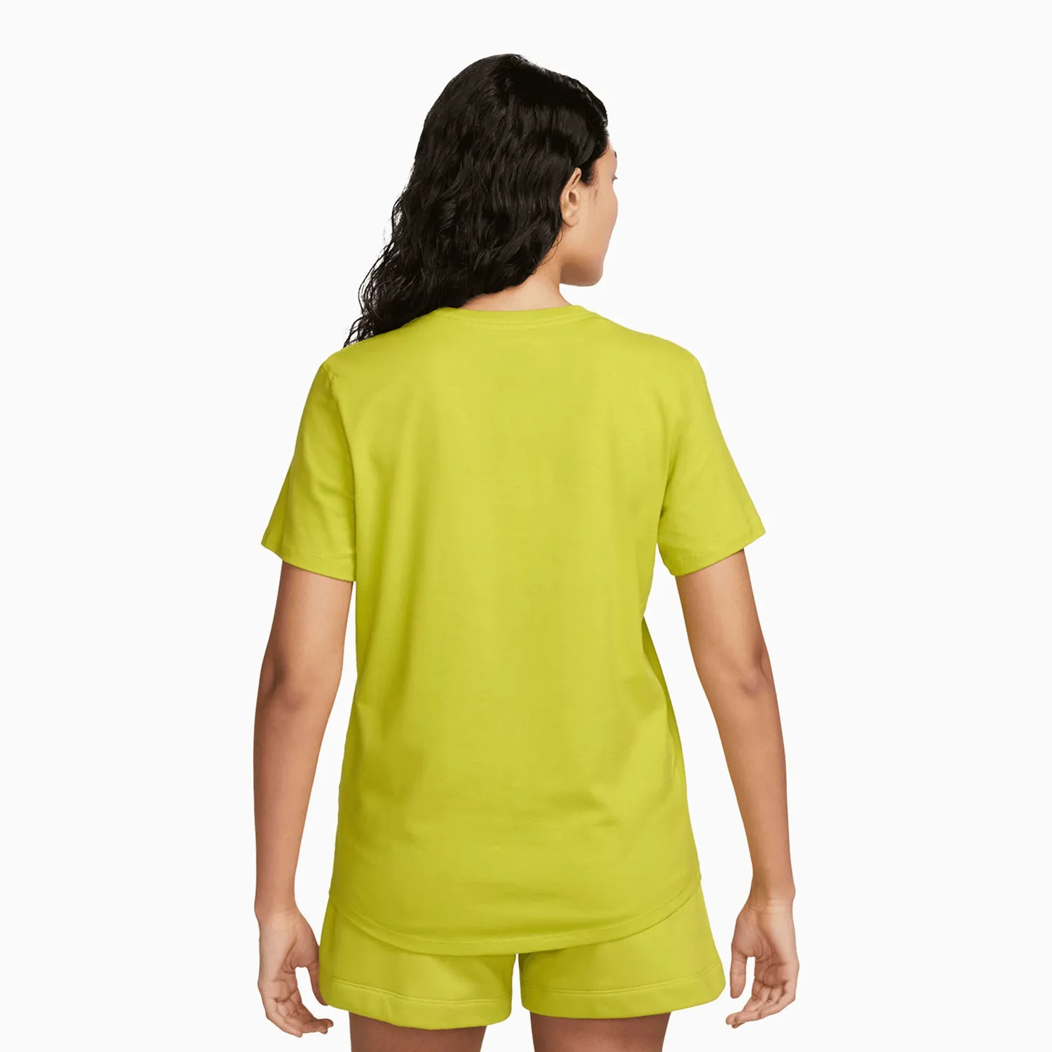 Women's Nike Sportswear Club Essentials T Shirt And Shorts Outfit