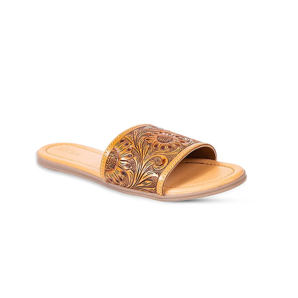 Xena Hand-Tooled Sandals